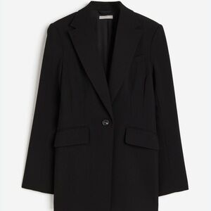 H&M Black Fitted Blazer